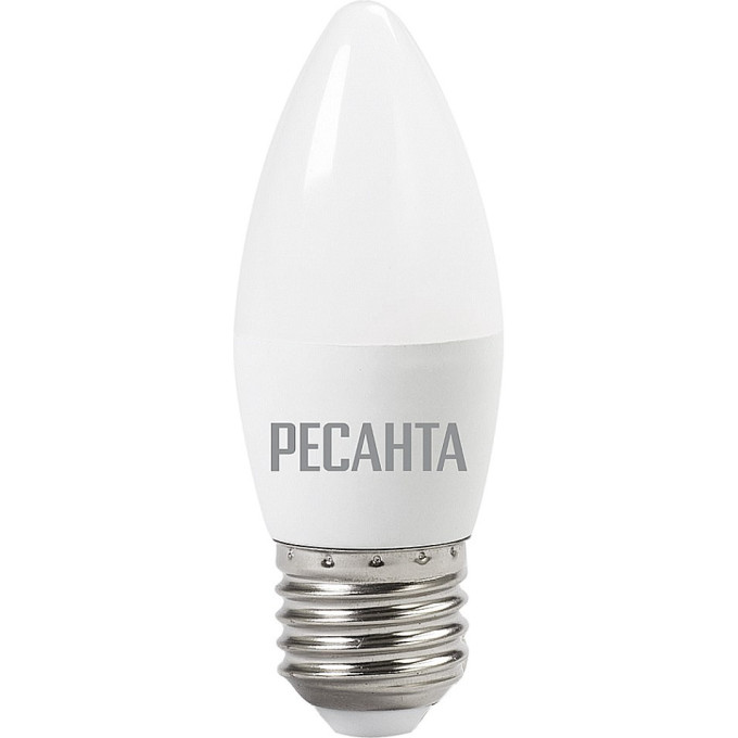 Лампа светодиодная РЕСАНТА LL-R-C37-6W-230-3K-E27 76/1/9